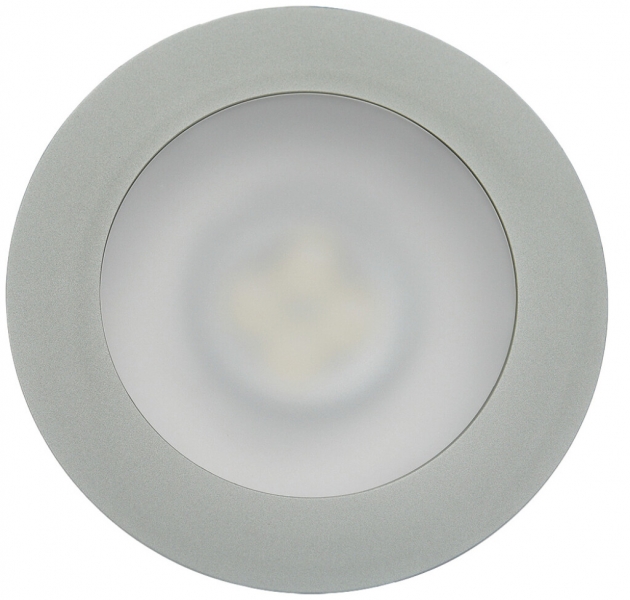 Lampada LED INS senza NIVEAU GU10 230V senza lampada, bianco, anod. 