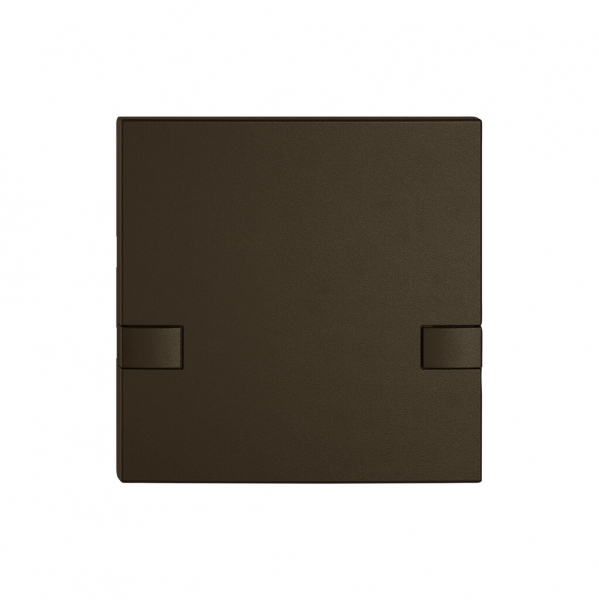 Poussoir 1/1 EDIZIO.liv SNAPFIX® p.KNX&UNI s.LED 2×comm.simple br 