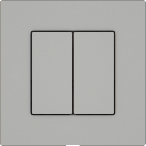 Interrupteur à pouss.EDIZIO.liv Wiser SNAPFIX® 2 canaux 2 touches WLAN grc 
