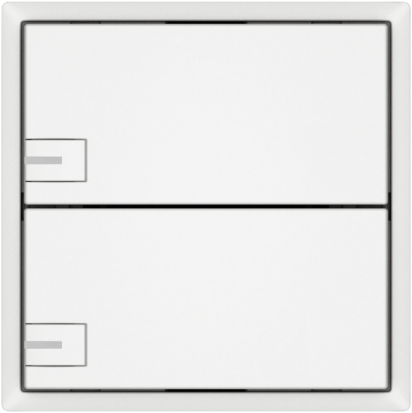 KNX-Taster RGB EDIZIO.liv SNAPFIX® Temperaturfüh.RGB-LED 2×T 1-Tbed.ws 