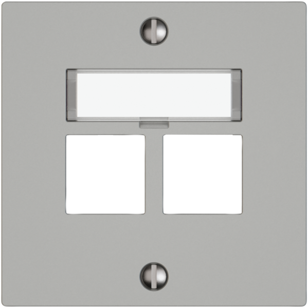 Kit di montaggio EDIZIO.liv EASYNET S-One SNAPFIX® destra per 2×RJ45 grc 