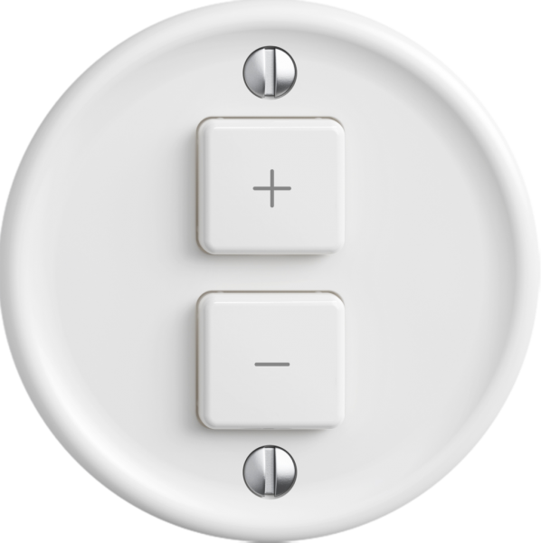 Stazione secondaria variatore STANDARDdue Wiser SNAPFIX® 2 tasti bi 