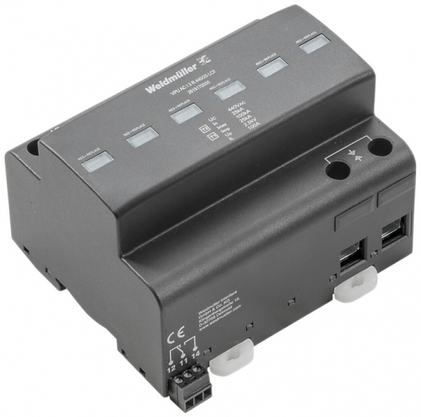 Scaricatore di sovratensione Weidmüller VPU AC I 3 R 440/25 LCF 