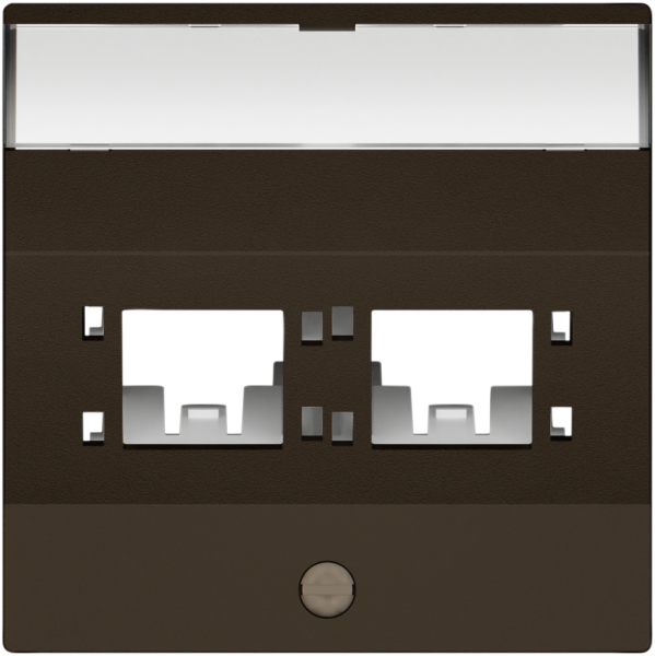 Kit de montage EDIZIO.liv SNAPFIX® pour freenet cat.6A adaptateur 2× br 