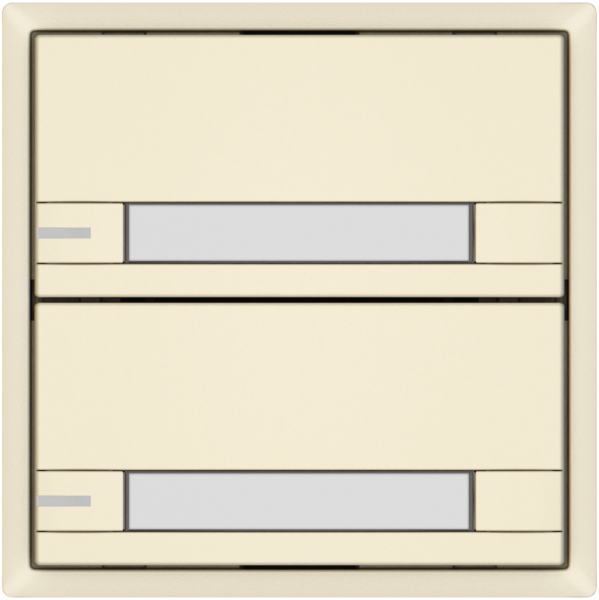Pulsante KNX RGB EDIZIO.liv SNAPFIX® sensore temp.RGB-LED targ.2× com.2T cr 