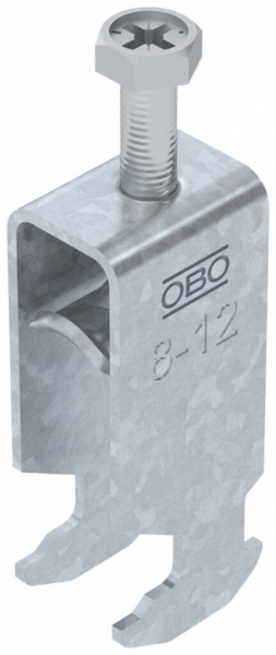 Fixation rapide BET 2056 pied à H métal 8…12mm 2×câble acier Zn-ch-im 