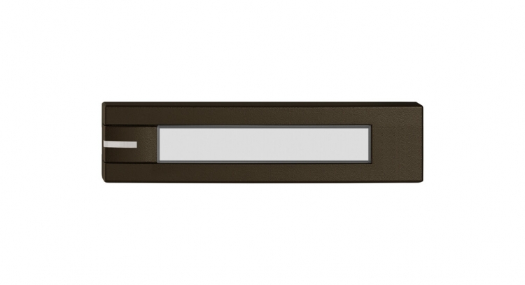 Poussoir 1/4 EDIZIO.liv SNAPFIX® p.KNX&UNI a.LED a.étiquette comm.1touch.br 