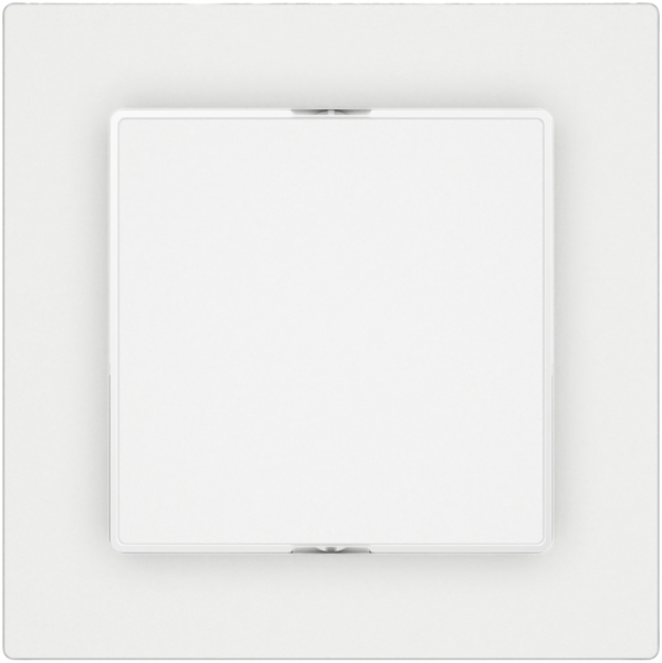 Drucktaster EDIZIO.liv SNAPFIX® ARK/1P Seitenbeleuchtung weiss ws 