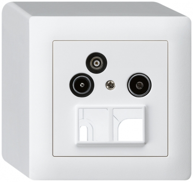 Prise pour antenne AP R/TV-Données kallysto HMS 2GHz 19db blanc 