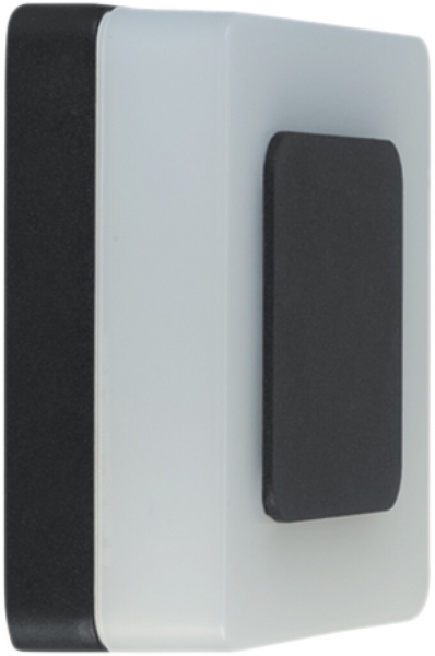 Applique LED AP Brumberg 9W 230V 3000K 665lm 135×135mm noir 