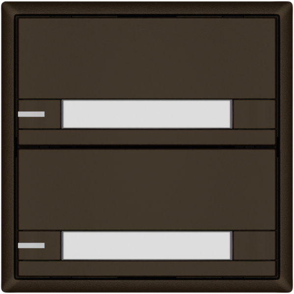 Pulsante KNX RGB EDIZIO.liv SNAPFIX® sensore temp.RGB-LED targ.2× com.2T ma 