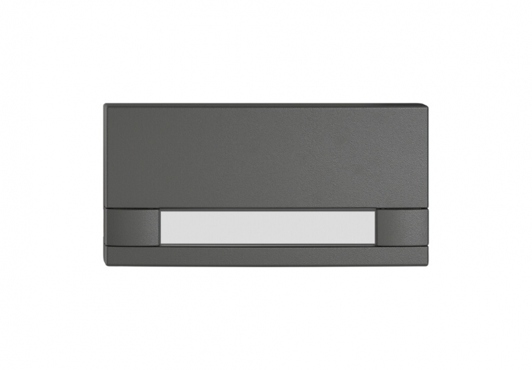 Pulsante 1/2 EDIZIO.liv SNAPFIX® p.KNX&UNI s.LED c.targ.comando 2 tasti grs 