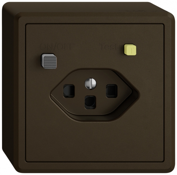 Prise FI AP EDIZIO.liv 1×T23 avec shutter br 