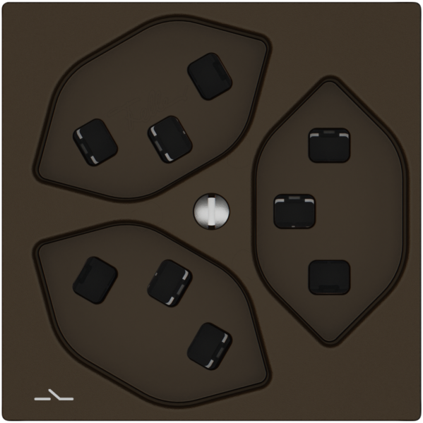 Prise EDIZIO.liv SNAPFIX® 3×T23 1×S br 