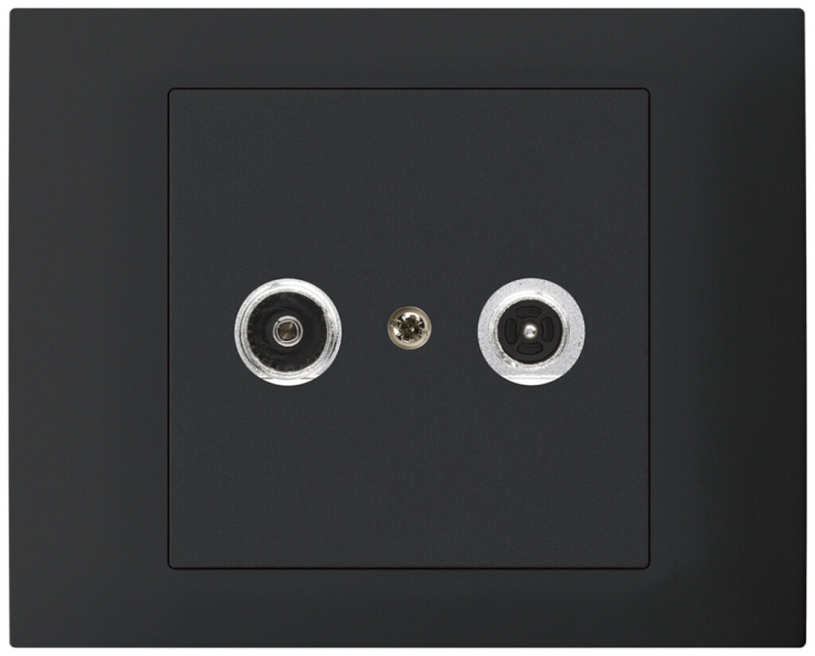 Prise d'antenne INC kallysto R-TV montage T boîte INC G3 14dB 2GHz noir 