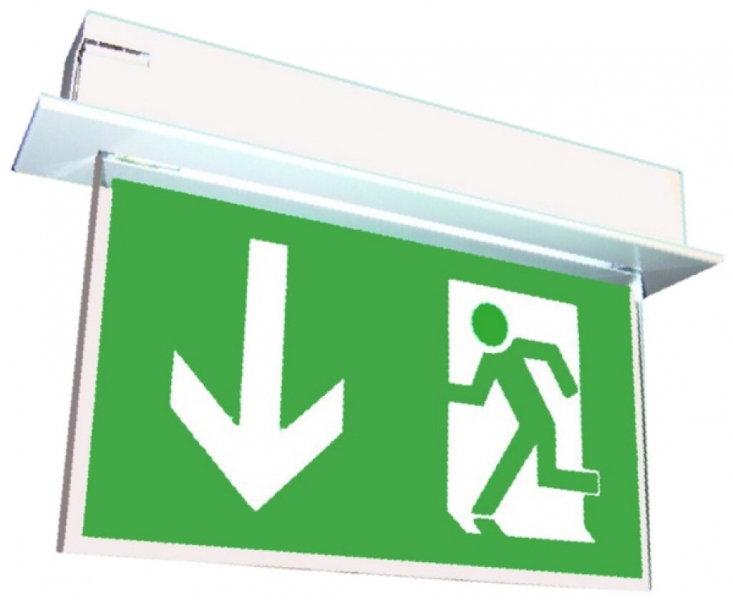 Luminaire de secours ELED 12 N-230VAC/DC 368×235×70mm 