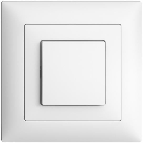 Pulsante luminoso INC EDIZIOdue A-R/1P bianco, LED blu 