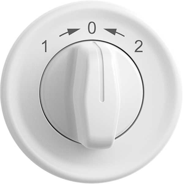 Contact pivotant STANDARDdue SNAPFIX® 1->0<-2/1P avec manette rotative bc 