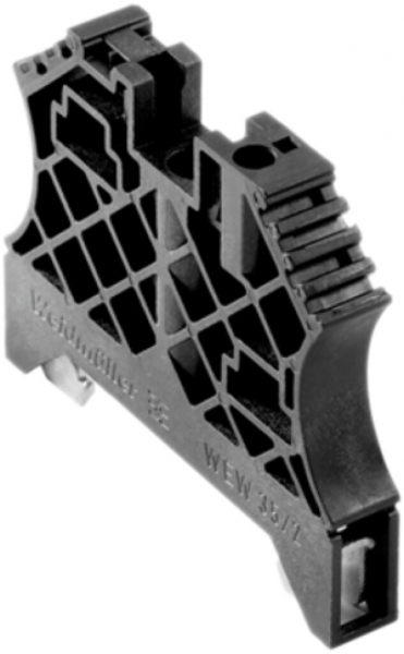 Équerre de blocage Weidmüller WEW 35/2 SW série W, noir 