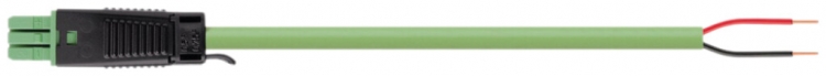 Cavo di raccordo WINSTA KNX 1×2×0.8mm 3A 50V 1m cod.E presa/libera verde Cca 