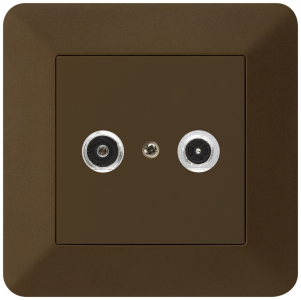 Presa antenna INC kallysto.trend R/TV 23dB 2GHz marrone 