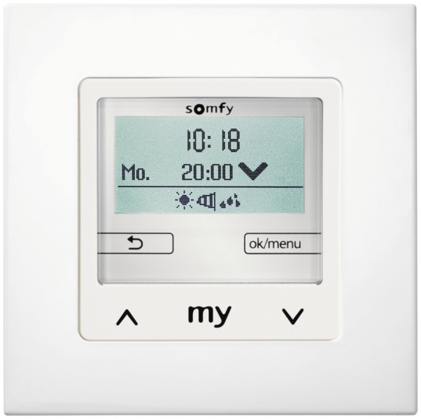 Comando INC Somfy Soliris Smoove IB+, EDIZIOdue, bianco 