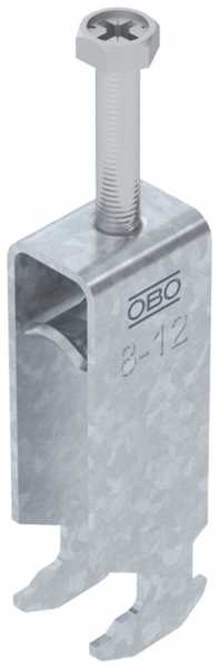 Brida rapida BET 2056 piede a H metallo 8…12mm 3×cavo acciaio Zn-cal-im 