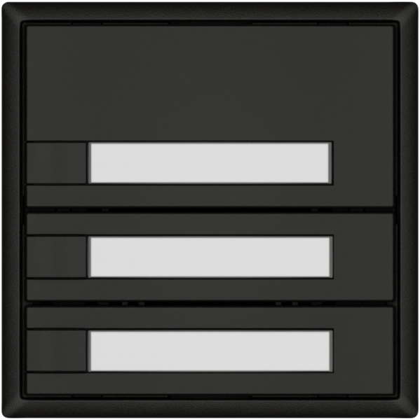 Pulsante KNX RGB EDIZIO.liv SNAPFIX® sensore temp.s.LED targ.3× com.1T ne 