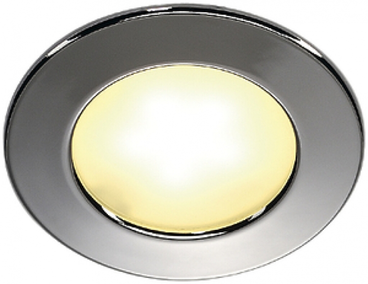 Downlight LED INS SLV DL 126, 12VDC 3W 150lm 3000K IP20 cromo 