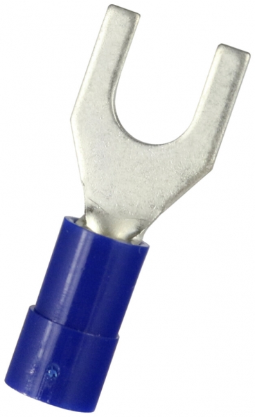 Capocorda a compressione Ferratec stampo forcella M3 PC 1.5…2.5mm² blu 