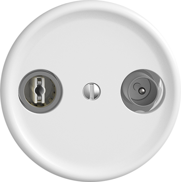 Presa antenna TV-R STANDARDdue SNAPFIX® presa di passaggio 15dB bi 