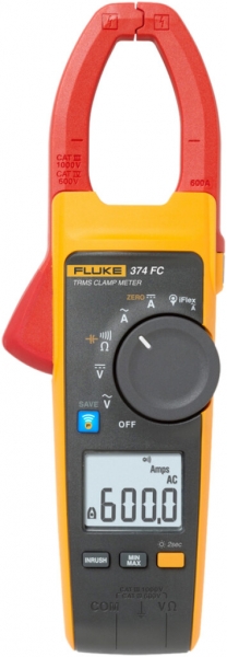 Pince ampèremétriqu.Fluke TRMS 374FC AC/DC Wifi BT4.0 