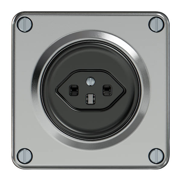 Presa ELEMENT SNAPFIX® 1×tipo 23 16A 250V IP20 all 