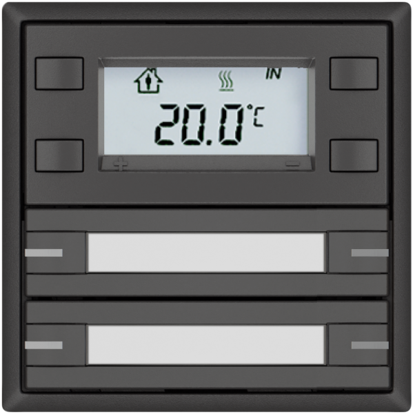 Pulsante RTH EDIZIO.liv SNAPFIX® c.RGB-LED targ.4×tasti com.1T grs 