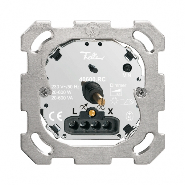 Inserto regolatore FH 20…600W illuminabile ritardo fase discendente 