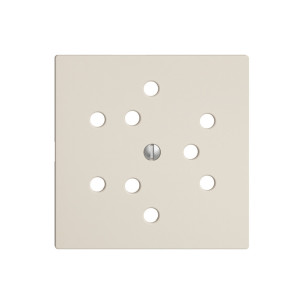 Placca frontale 3×T12 EDIZIOdue crema, con shutter 