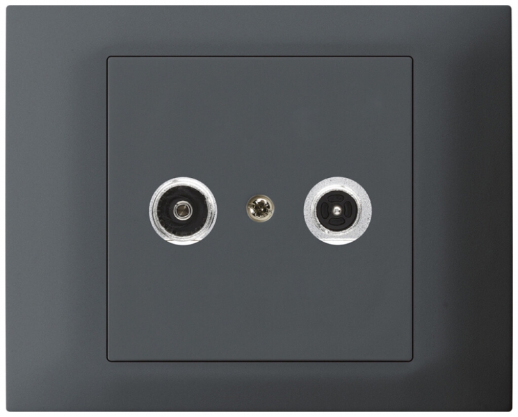 Presa antenna INS kallysto R-TV mont.T, 14dB, 2GHz antracite 