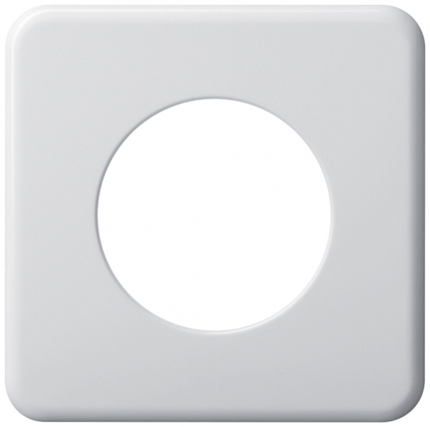 Abdeckplatte basico II Ø58mm weiss 