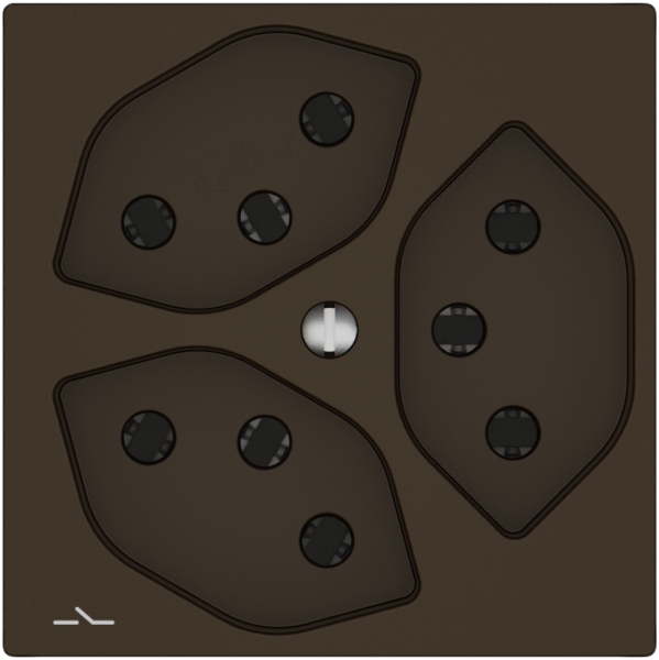 Prise EDIZIO.liv SNAPFIX® 3×T13 1×S br 