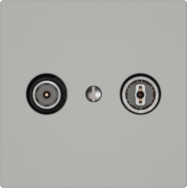 Prise antenne TV-R EDIZIO.liv SNAPFIX® prise de passage 15dB grc 