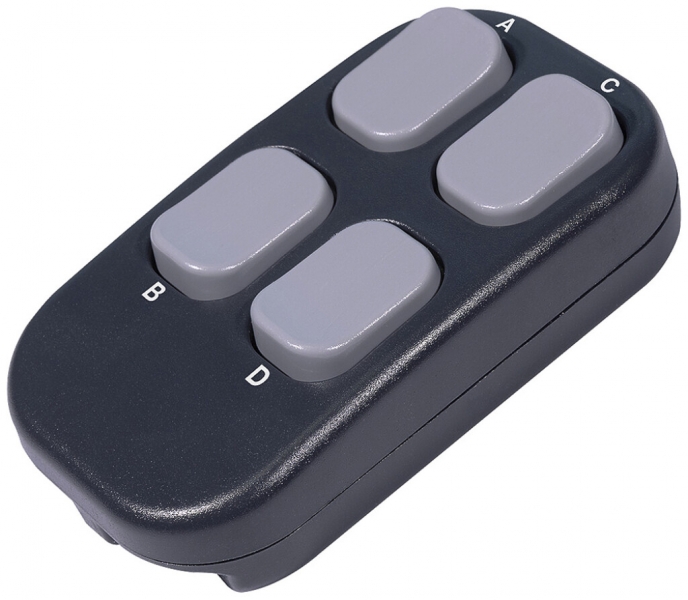 Trasmettitore portatile ALADIN Mini II EnOcean 4-can antracite/grigio chiaro 