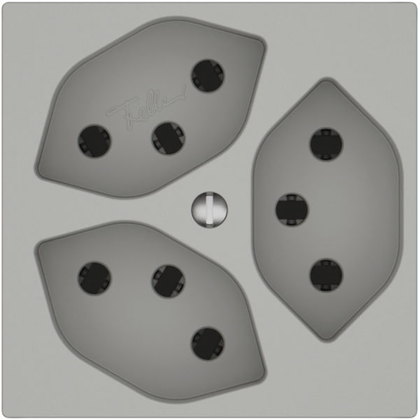 Presa EDIZIO.liv SNAPFIX® 3×T13 3×S grc 