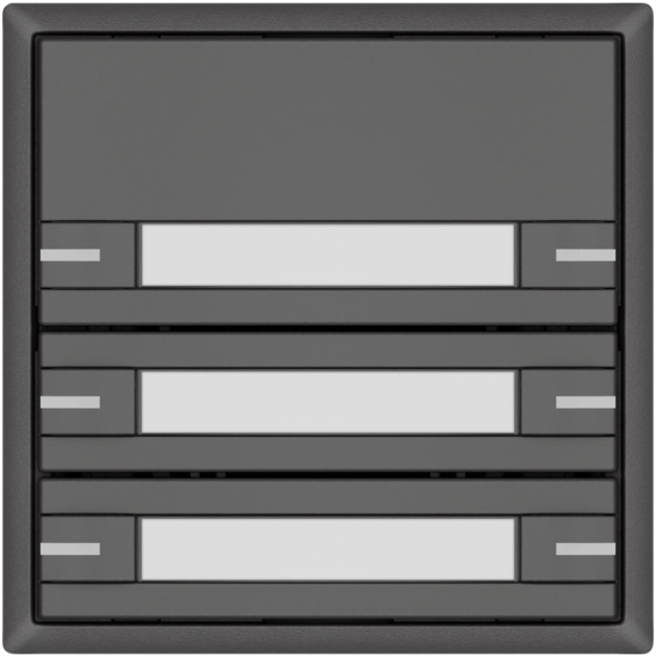 Pulsante KNX RGB EDIZIO.liv SNAPFIX® sensore temp.RGB-LED targ.3× com.2T grs 