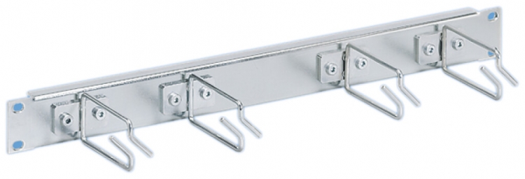 Kabelführungsplatte 19" 1HE Chromstahl, R&M freenet 