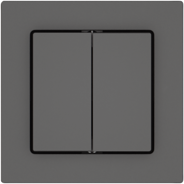 Interruttore/contatto a pulsante EDIZIO.liv SNAPFIX® apertura-chiu.+inv.3/1L grs 