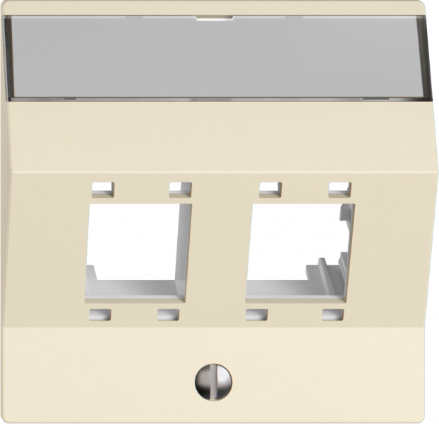 Kit de montage EDIZIO.liv SNAPFIX® pour freenet cat.5e/6 2× cr 