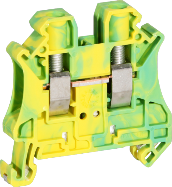 Reihenklemme 0.2…10mm² Schnellanschluss grün/gelb 
