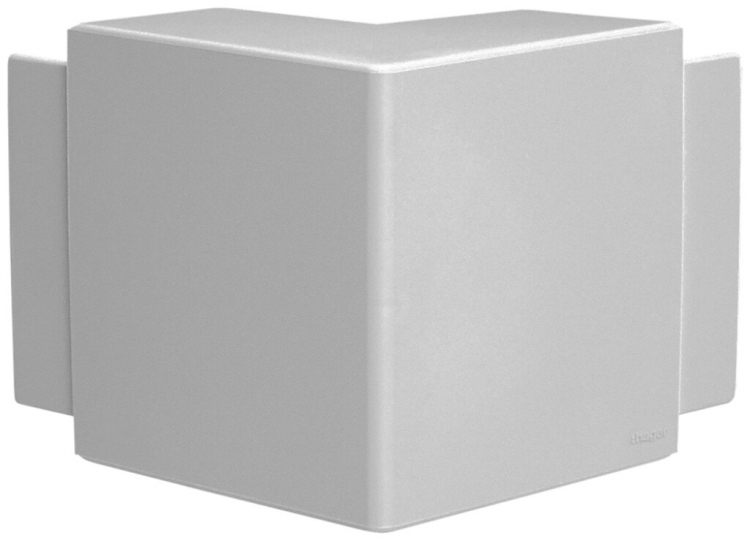Angle extérieur Hager tehalit.FB 130×60mm gris IP30 