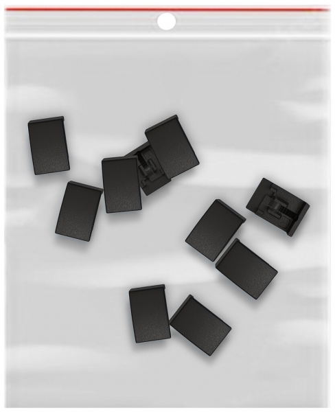 Elemento laterale EDIZIO.liv SNAPFIX® p.KNX UNI&zeptrion 10 pezzi senza LED ne 