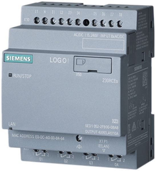 Module logique PLC Siemens LOGO! 8.4 12/24RCEO, 8ED(4EA)/4SD 